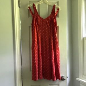Silk Anthropologie summer dress